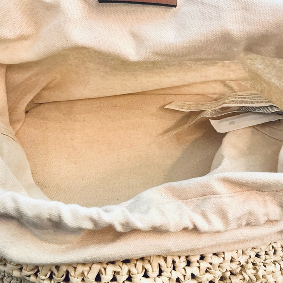 MANGO, Women's Handmade Braided Natural Fiber Shopper Bag Style, EUC - Picture 13 of 16